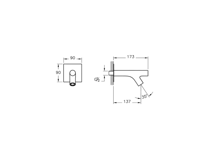 Vitra Istanbul Çıkış Ucu - A41834 - Çıkış Ucu - 1
