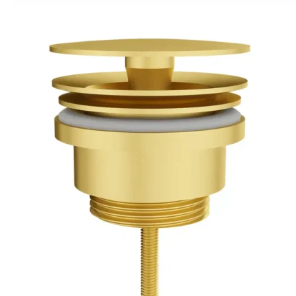 Vitra Lavabo Yuvarlak Süzgeç Universal Sabit Fırçalı Altın