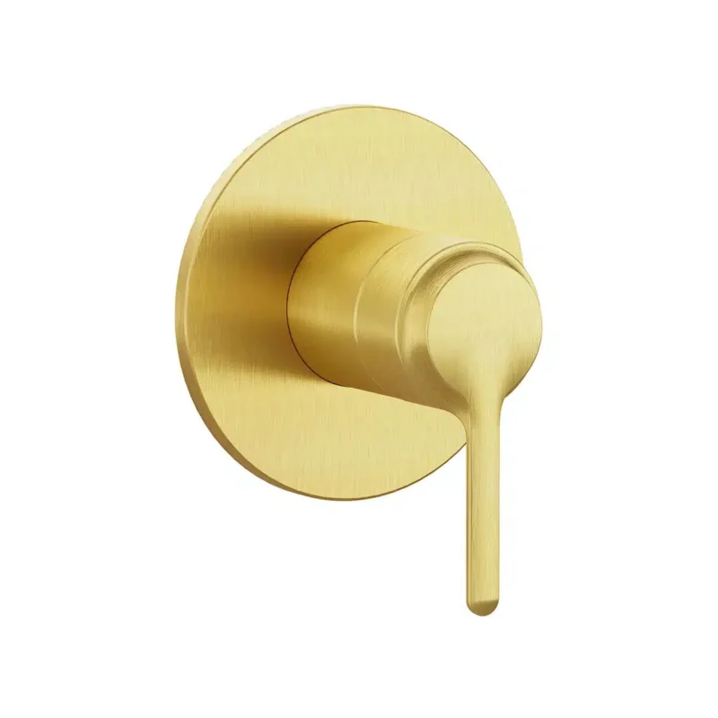 Vitra Origin Classic Ankastre Duş Bataryası (Minibox) (Sıva Üstü Grubu), Fırçalı Altın - A4289625 - Ankastre Duş Bataryası