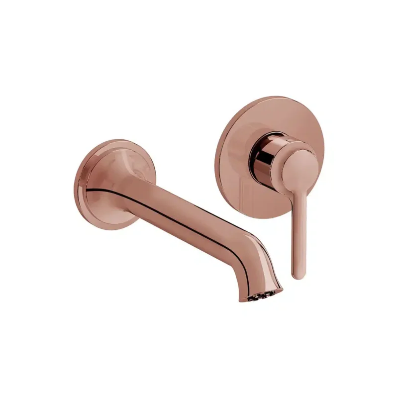 Vitra Origin Classic Ankastre Lavabo Bataryası (2 Delikli Lavabolar İçin) (Sıva Üstü Grubu), Soft Bakır - A4288929 - Ankastre Lavabo Bataryası