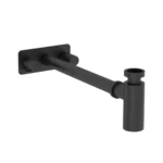Vitra Origin Lavabo Sifon Seti (Simetrik, Rozetli), Mat Siyah - A4515936WTC - Lavabo Sifonu