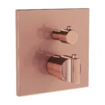 Vitra Suit Ankastre Banyo Bataryası V box Sıva Üstü soft bakır - A4287429 - Ankastre Banyo Bataryası