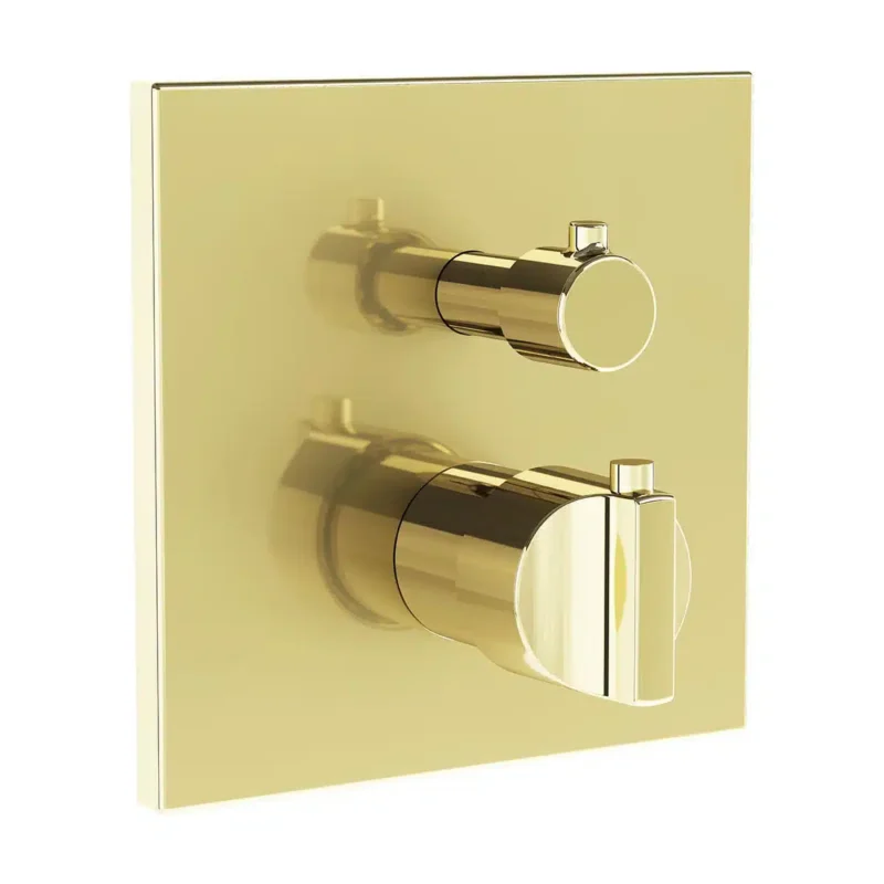 Vitra Suit Ankastre Duş Bataryası V box Sıva Üstü soft altın - A4287374 - Ankastre Duş Bataryası