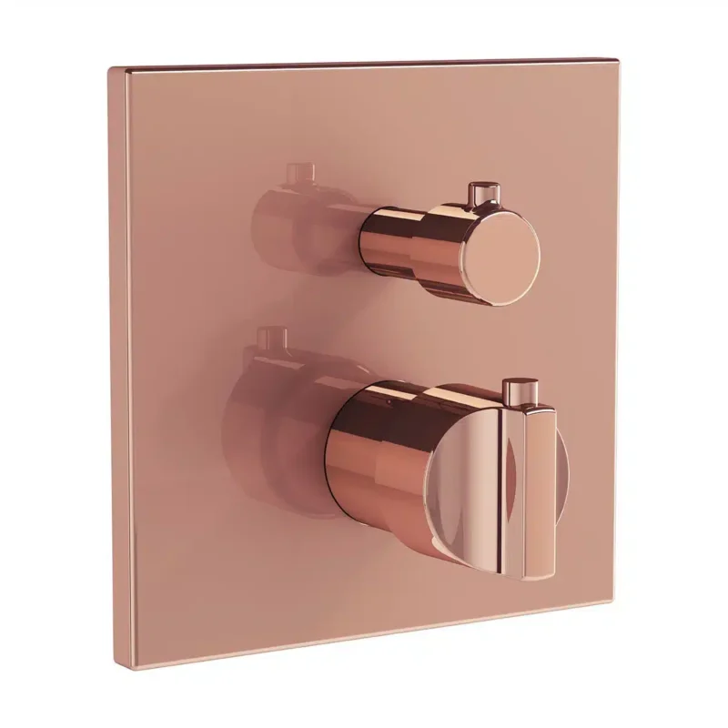 Vitra Suit Ankastre Duş Bataryası V box Sıva Üstü soft bakır - A4287329 - Ankastre Duş Bataryası