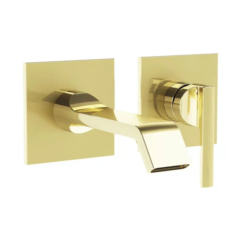 Vitra Suit Ankastre Lavabo Bataryası (Sıva Üstü Grubu), Soft Altın  - A4278274 - Ankastre Lavabo Bataryası