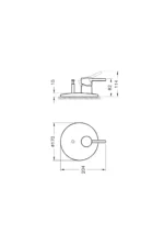 Artema Mınımax S Ankastre Banyo Bataryası - A42210 - Ankastre Banyo Bataryası - 1