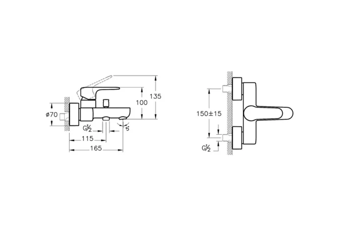 Artema Root Round Banyo Bataryası - A42725 - Banyo Bataryası - 1