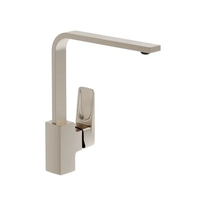 Artema Root Square Eviye Bataryası, Fırçalı Nikel - A4275334 - Mutfak Eviye Bataryaları
