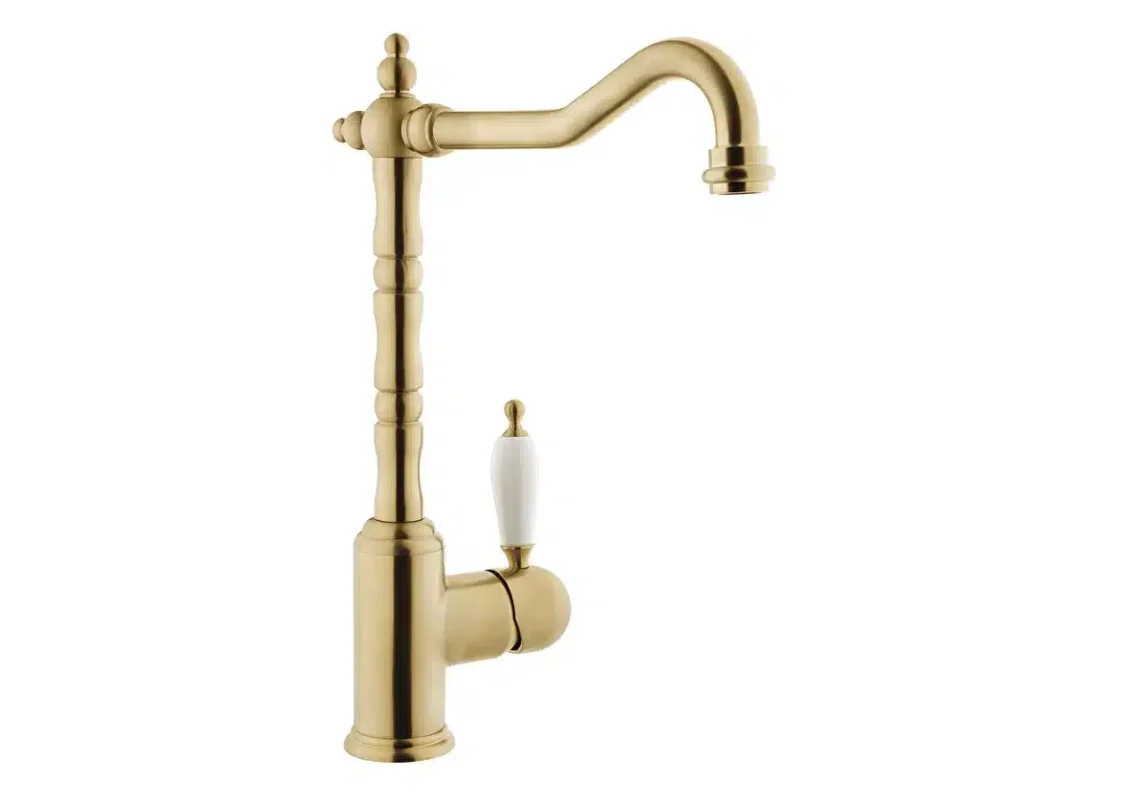 Vitra Verona Eviye Bataryası, Saten Altın - A4215433 - Mutfak Eviye Bataryası
