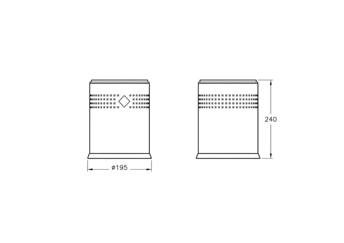 Vitra Arkitekta Çöp Kovası - A44048 - Çöp Kutusu - 1