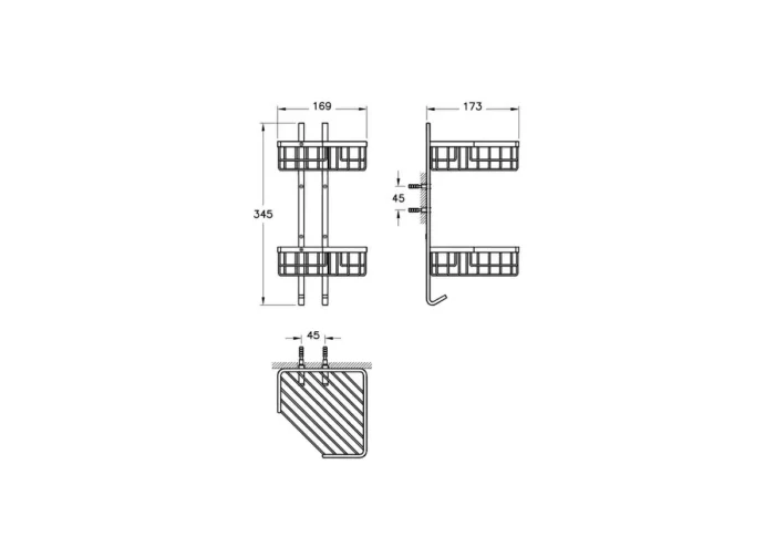 Vitra Arkitekta Köşe Malzemelik - A44051 - Malzemelik - 1