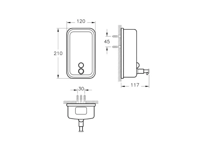 Vitra Arkitekta Sıvı Sabunluk 1200ml