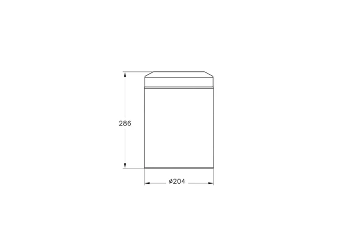Vitra Base 200 Çöp Kovası - A4415136 - Çöp Kutusu - 1