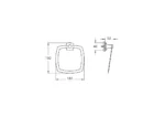 Vitra Base 400 Halka Havluluk - A44120 - Havluluk - 1