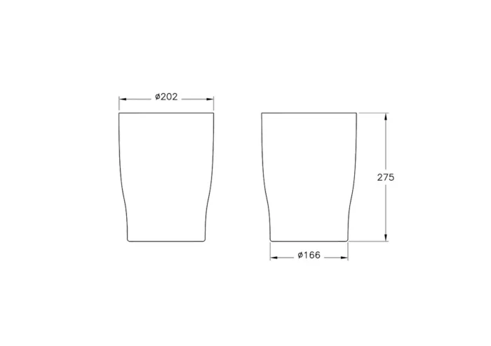 Vitra Eternity Çöp Kovası - A4430039 - Çöp Kutusu - 1