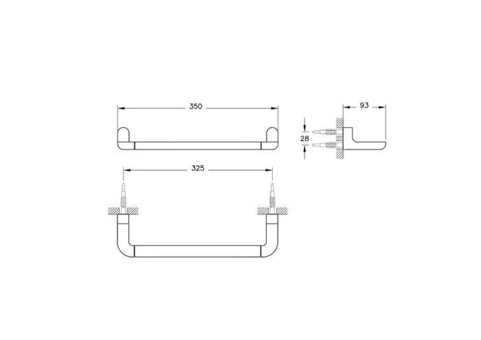 Vitra Eternity Kısa Havluluk - A44304 - Havluluk - 1