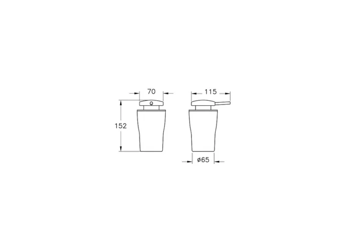 Vitra Eternity Sıvı Sabunluk - A4432057 - Sıvı Sabunluk - 1