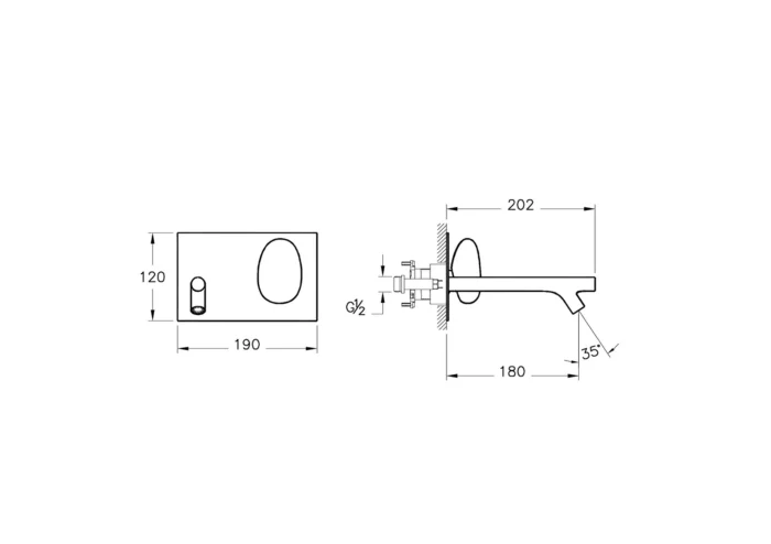 Vitra Istanbul Ankastre Lavabo Bataryası
