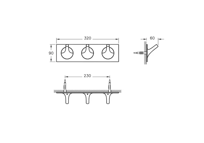 Vitra Istanbul Askı - A48012 - Askılık, Bornoz Askılığı - 1