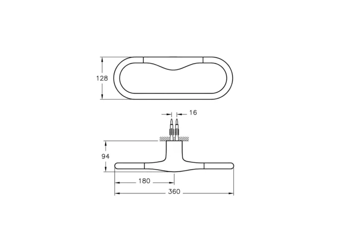 Vitra Istanbul Halka Havluluk - A48008 - Havluluk - 1