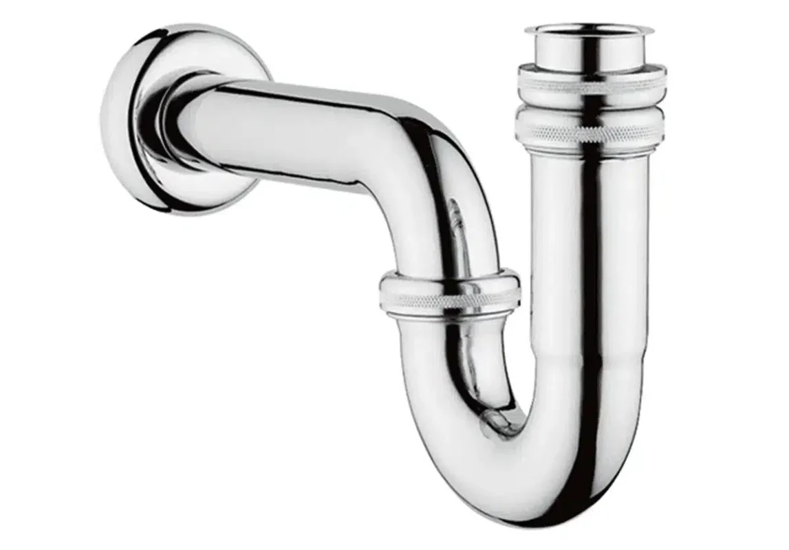 Vitra Lavabo Eviye Sifonu P Tipi - A45117 - Basmalı Sifon , Gider (Pop-Up)