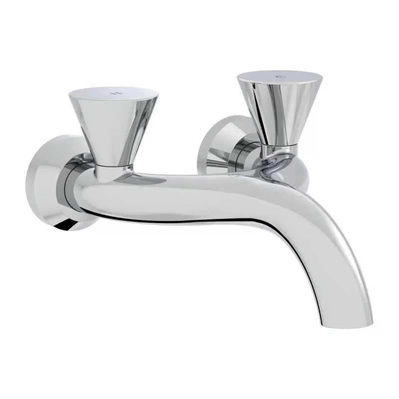 Vitra Liquid Duvardan Lavabo Bataryası, Krom - A42748 - Lavabo Bataryası