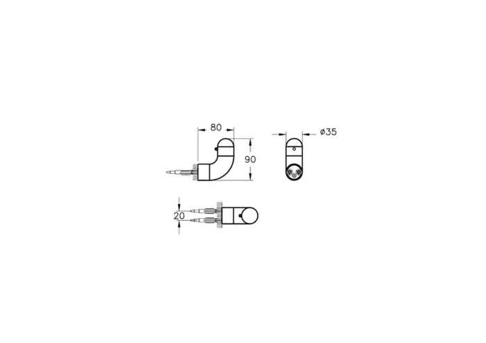 Vitra Liquid Kanca Askı - A44568 - Askılık, Bornoz Askılığı - 1