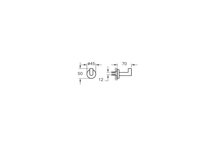 Vitra Minimax Askı - A44787 - Askılık, Bornoz Askılığı - 1