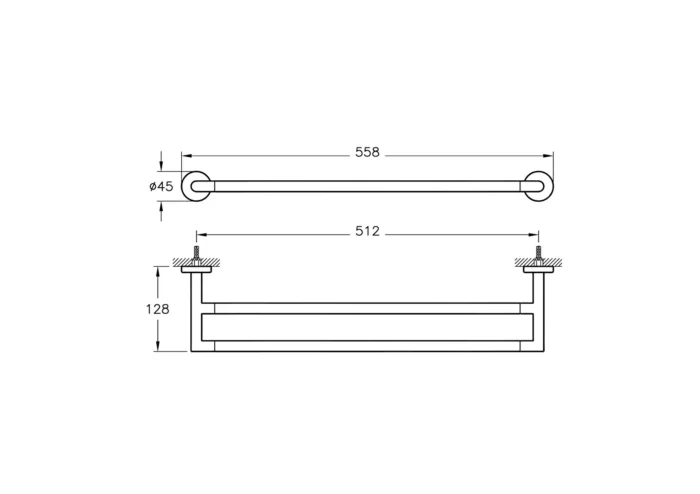 Vitra Minimax Uzun Havluluk - A44794 - Havluluk - 1