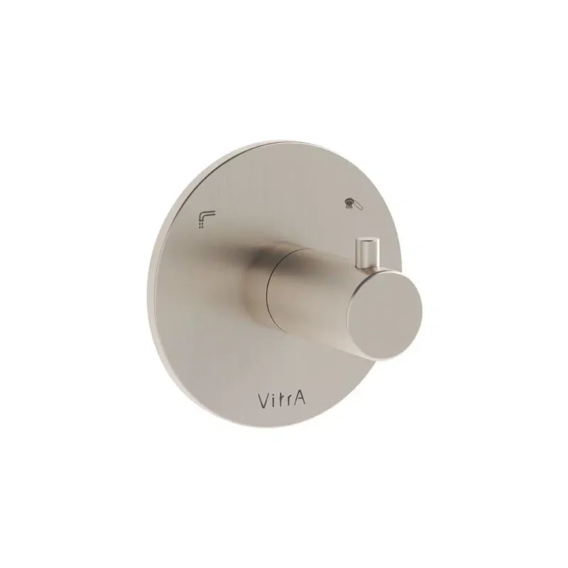 Vitra Origin Ankastre 2 Yollu Yönlendirici (Sıva Üstü Grubu), Fırçalı Nikel - A4285734 - Yönlendirici