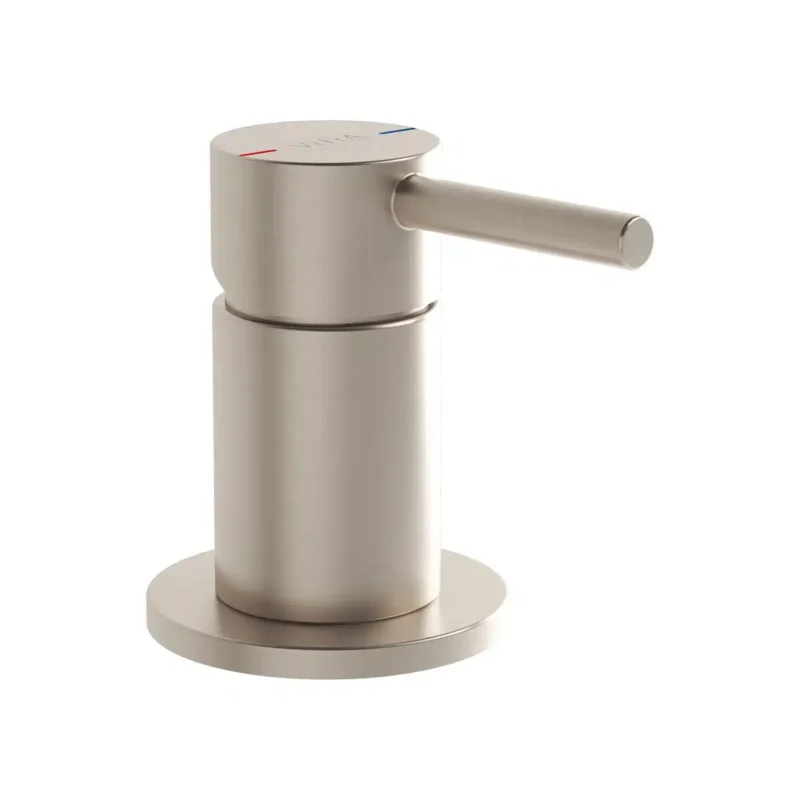 Vitra Origin Ankastre Lavabo Bataryası (Tezgahtan Kontrol) (Sıva Üstü Grubu), Fırçalı Nikel - A4268234 - Ankastre Lavabo Bataryası