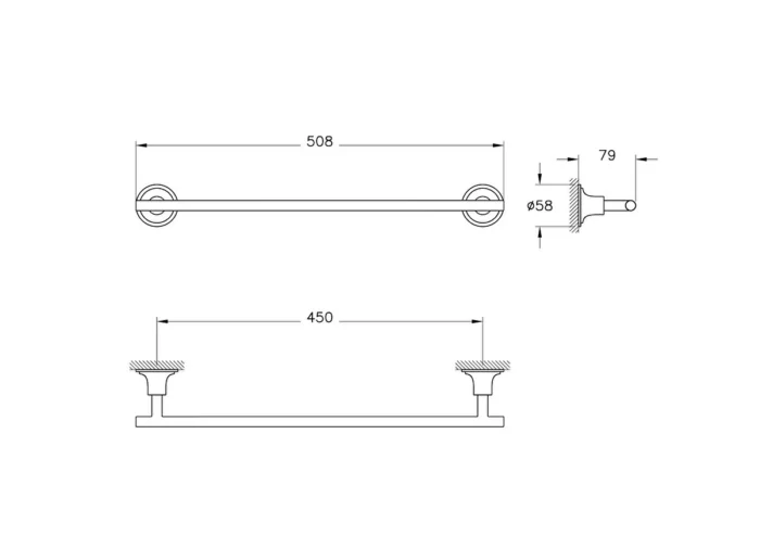 Vitra Origin Classic Kısa Havluluk - A4454836 - Havluluk - 1