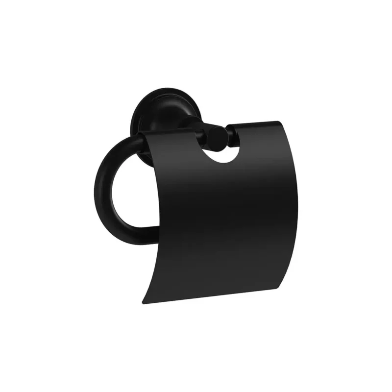 Vitra Origin Classic Tuvalet Kağıtlığı, Mat Siyah - A4452236 - Tuvalet Kağıtlık