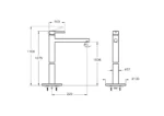 Vitra Origin Lavabo Bataryası - A42663 - Monoblok Lavabo Bataryası - 1