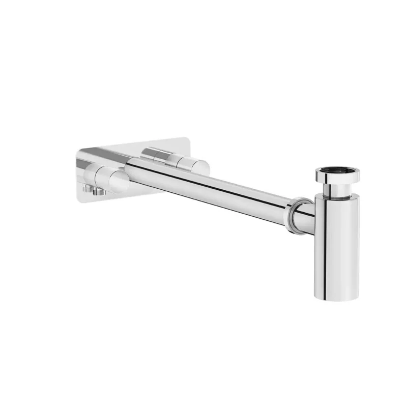 Vitra Origin Lavabo Sifon Seti (Simetrik, Rozetli), Krom - A45159 - Lavabo Sifonu