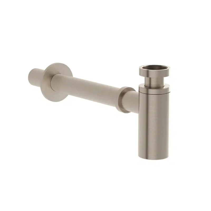 Vitra Origin Lavabo Sifonu (T Tipi), Fırçalı Nikel - A4512334 - Lavabo Sifonu