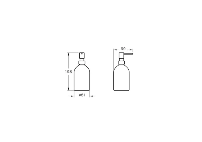 Vitra Origin Sıvı Sabunluk - A44891 - Sıvı Sabunluk - 1