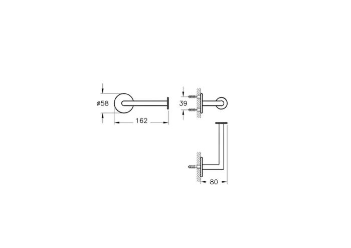 Vitra Origin Tuvalet Kağıtlığı - A4488734 - Tuvalet Kağıtlık - 1