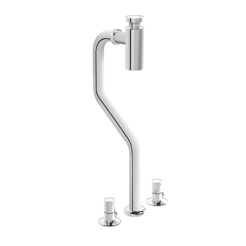 Vitra Plural Monoblok Sifon Seti - A45157 - Basmalı Sifon , Gider (Pop-Up)