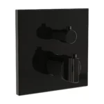 Vitra Suit Ankastre Termostatik Banyo Bataryası (V-Box) (Sıva Üstü Grubu), Parlak Siyah - A4287439 - Ankastre Banyo Bataryası
