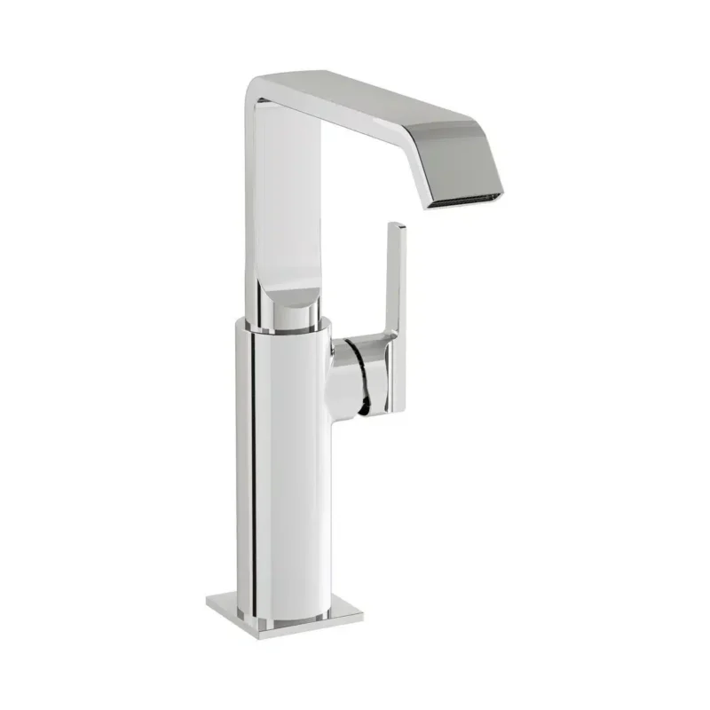 Vitra Suit Lavabo Bataryası (Yandan-Yüksek), Krom - A42765 - Çanak Lavabo Bataryası
