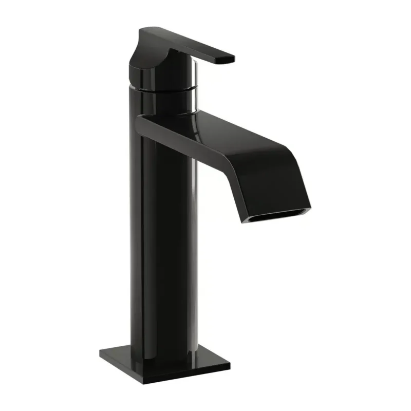 Vitra Suit Lavabo Bataryası (Üstten), Parlak Siyah - A4281639 - Lavabo Bataryaları