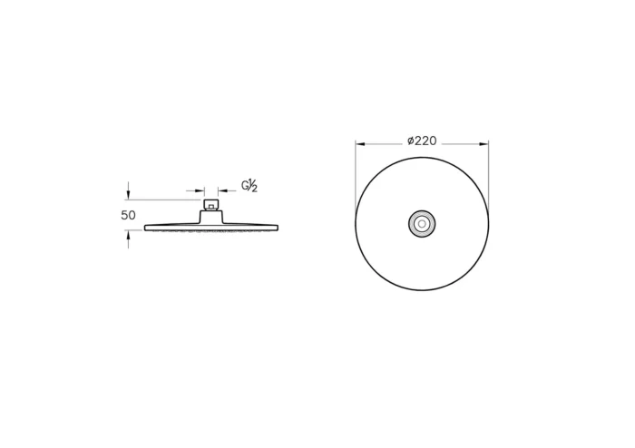 Artema Rain Q Duş Başlığı - A45708STA - Tepe Duşları - 1