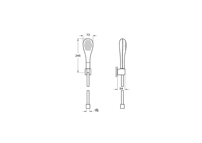 Vitra İstanbul El Duşu Takımı - A48015 - El Duşu Takımı - 1