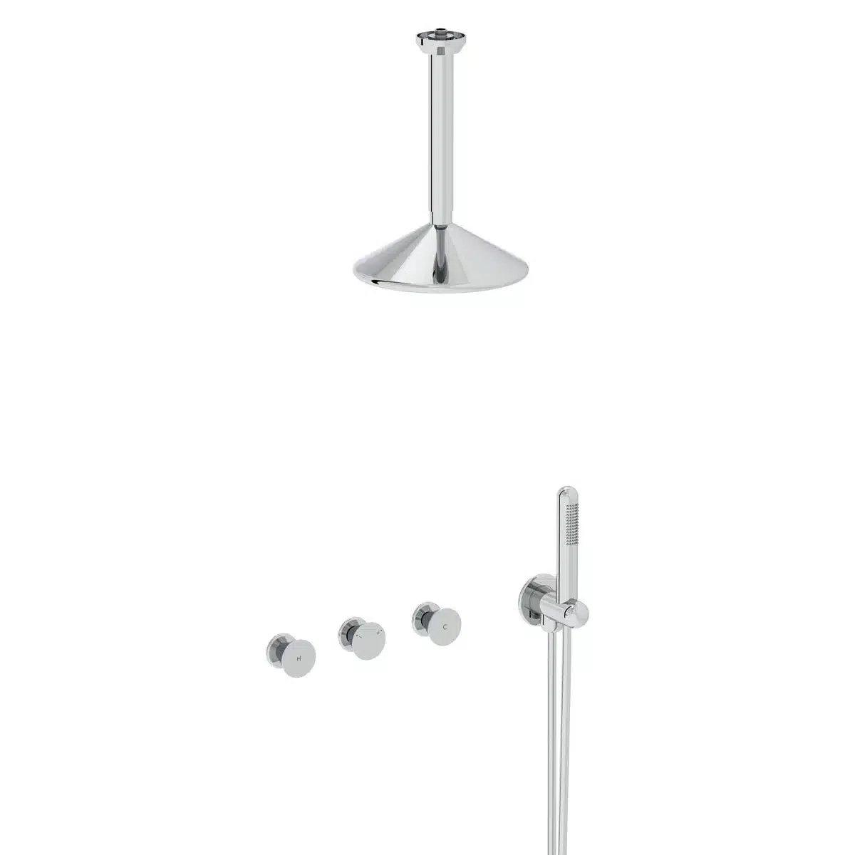 Vitra Liquid Ankastre Duş Seti Krom Vitra Liquid Ankastre Duş Seti Krom - A42777 - Ankastre Duş Setleri