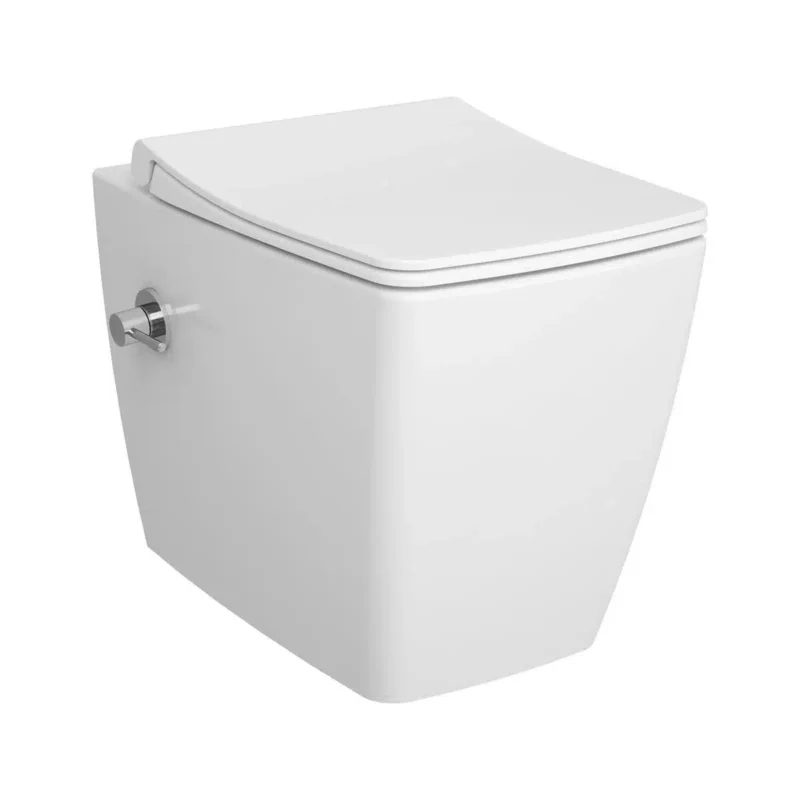Vitra Metropole Yerden Klozet - 7670B003-1584 - Entegre Ara Musluklu Klozet