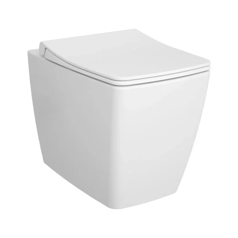 Vitra Metropole Yerden Klozet, Rim-ex, Duvara Tam Dayalı, 54 cm, Beyaz - 7670B003-0090 - Yerden Klozet