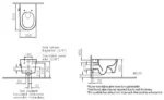 Vitra Nest Asma Klozet - 5176B003-1684 - Entegre Ara Musluklu Klozet - 1