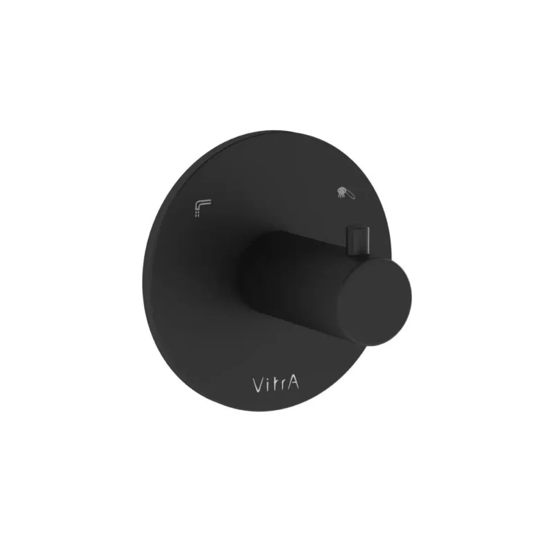 Vitra Origin Ankastre 2 Yollu Yönlendirici Mat Siyah - A4285736WTC - Banyo Ankastre Ürünleri