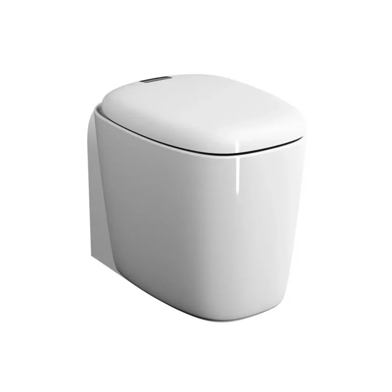 Vitra Plural Yerden Klozet, Rim-ex, Duvara Tam Dayalı, 55 cm, Clean, Beyaz - 7815B403-0090 - Yerden Klozet